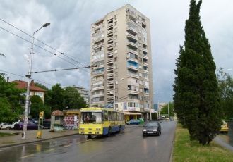 Улица города Сливен, Болгария.