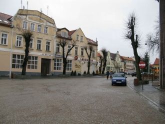 На улицах города Миколайки.