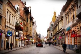 На улице города Орадя.