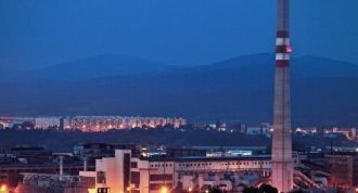 Жьяр-над-Гроном ночью.