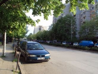 Улица города Добрич, Болгария.