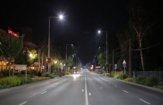 На улице города Балатонфюред.