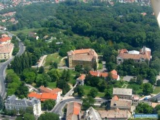 Город Мошонмадьяровар с высоты.