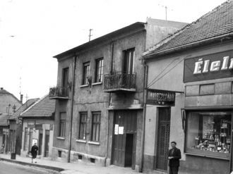 Город Дьёндьёш в прошлом.