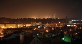 Эштаррежа ночью.