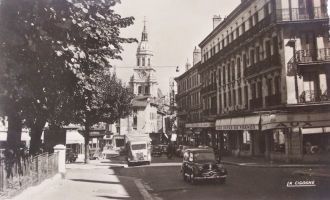 Город Бурк-ан-Брес в прошлом.