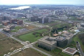 Вид на Сен-Кантен. Франция.