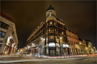 Ночь в Сен-Кантен. Франция.