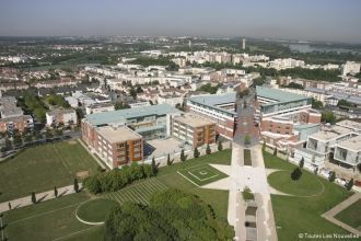 Сен-Кантен с высоты птичьего полёта.