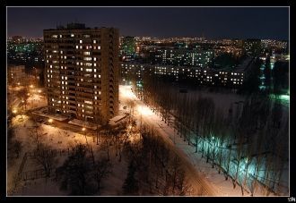 Ночные улицы Тольятти, Самарская область