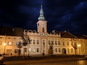 Раковник. Чехия. Ночь. Фото.