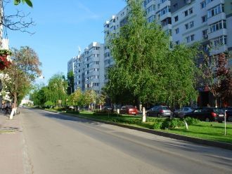 Улицы города Слатина.