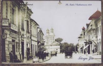 Вид старого города. Тыргу-Жиу.