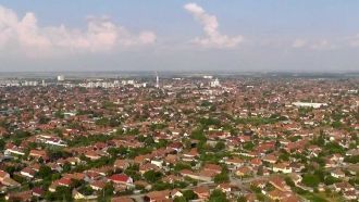 Цеглед с высоты.