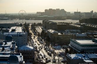 Благовещенск с высоты птичьего полета.