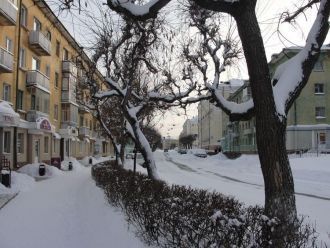 Улица Снежинска.