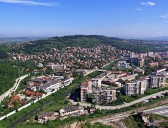 Перник с высоты.