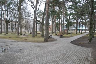 Парк города Олайне.