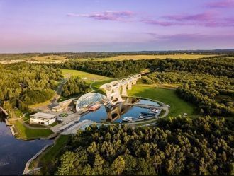 Фолкерк с высоты птичьего полета