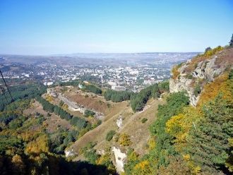 Вид на город Кисловодск.