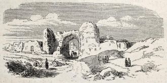 Античный рисунок ворот Зенджан.