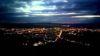 Зенджан ночью.