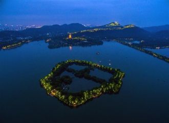 Ханчжоу с высоты птичьего полета