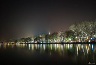 Западное озеро вечером