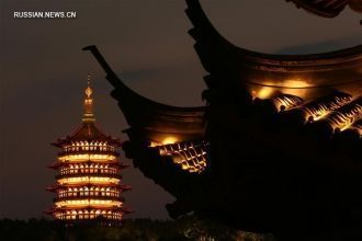 Ночной Ханчжоу