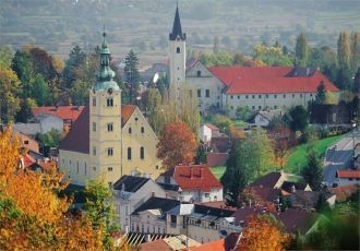Вид на город Самобор.