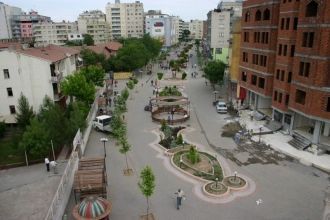 Батман с высоты птичьего полета.