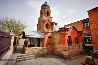 Старое фото города Казвин.