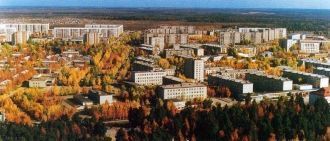 Стрежевой с высоты.