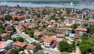 Свиштов с высоты птичьего полета.
