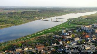 Юрбаркас с высоты.