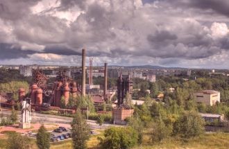Вид на промзону Нижнего Тагила.