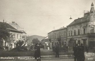 Город Мукачево в прошлом.