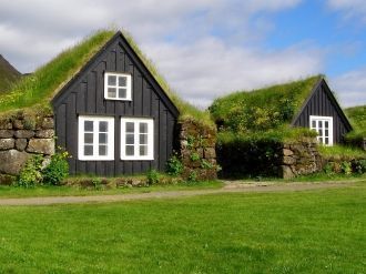 Исландские Дома Дерновины