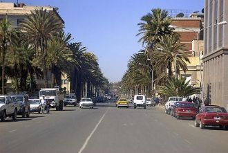 Эритрея. Улица в Асмэре.