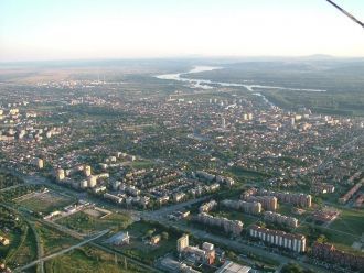 Панорама города Панчево