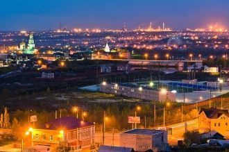 Сызрань ночью.