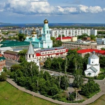 Вид на&nbsp;Сызранский кремль.