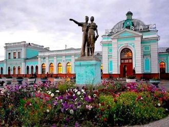 Железнодорожный вокзал.