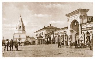 Спасская башня - историческое изображени