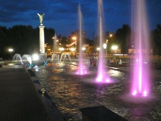 Ночной вид Пушкино