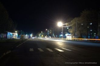 Ночной Дальнегорск.