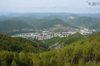 Дальнегорск с высоты.