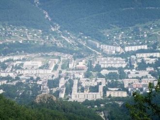Дальнегорск с высоты.