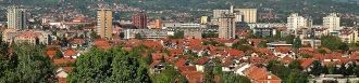Вид с высоты на Чачак