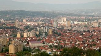 Чачак с высоты птичьего полета